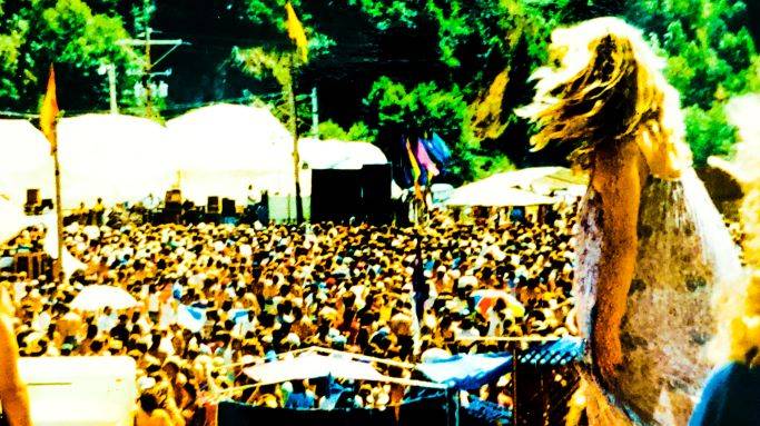 Dead Head Dancing at Eel River Jerry Garcia Band Shows 1987