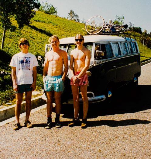 Grateful Dead Tour Heads Irvine Meadows 1987 Feeney, Nordy, VW Mike.