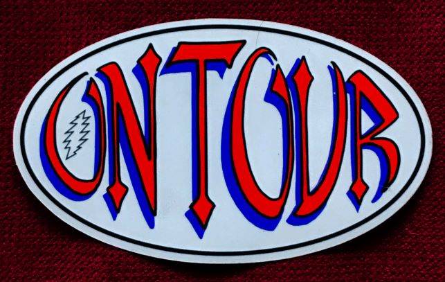 Grateful Dead On Tour sticker