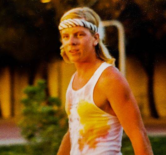 Nordy as a young Grateful Dead Head at Irvine Meadows April 7th1984 